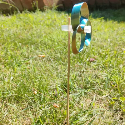 Chong chóng mini Toroidal trang trí vườn và xe hơi độc đáo