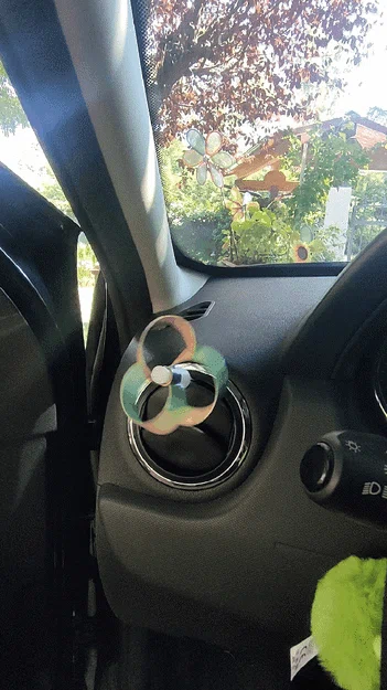 Chong chóng mini Toroidal trang trí vườn và xe hơi độc đáo - Image 8