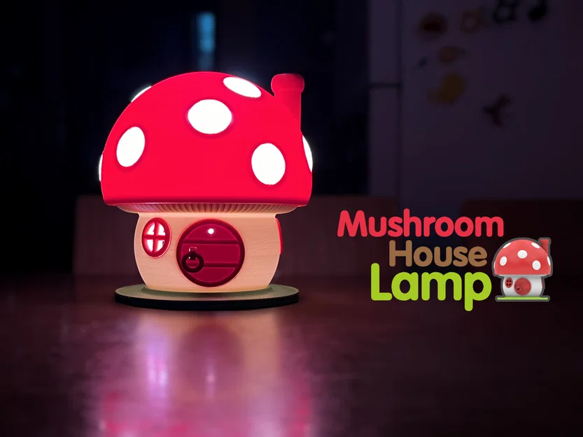 Đèn Nhà Nấm (Mushroom House Lamp) - Image 1