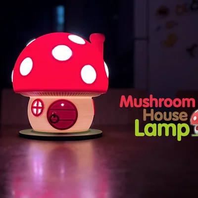 Đèn Nhà Nấm (Mushroom House Lamp)