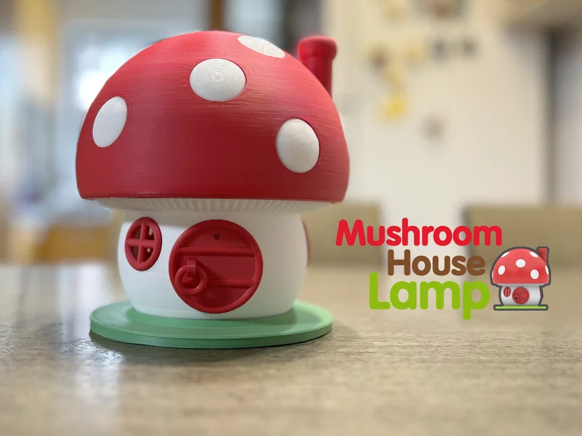 Đèn Nhà Nấm (Mushroom House Lamp) - Image 3