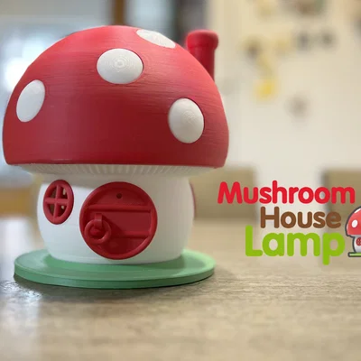 Đèn Nhà Nấm (Mushroom House Lamp)