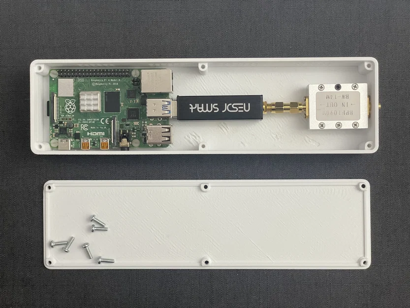 Hộp ADS-B cho Raspberry Pi 4B + RTL-SDR + filter - Image 1