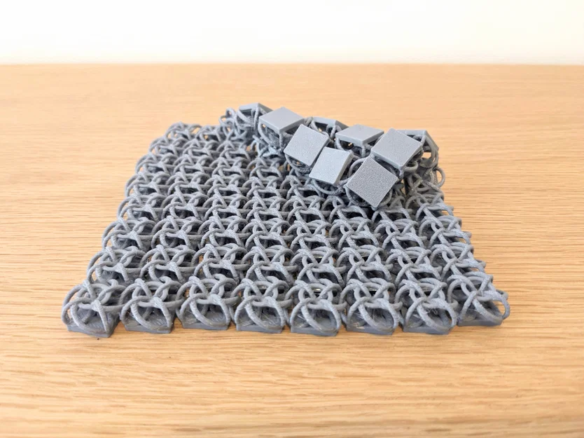 Chainmail (Vải giáp lưới in liền khối) - Image 1