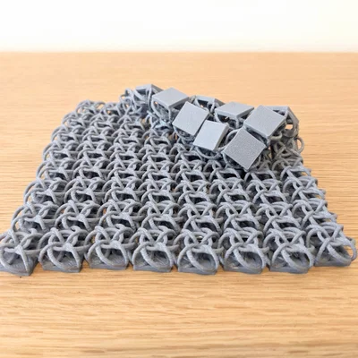 Chainmail (Vải giáp lưới in liền khối)