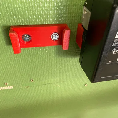 Giá treo tường 3D cho pin Hikoki gọn gàng, chắc chắn