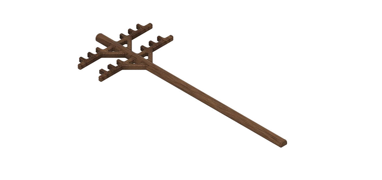Cột điện thoại cho mô hình tàu hỏa/đường sắt (Model Train/Railroad Telephone Pole) - Image 2