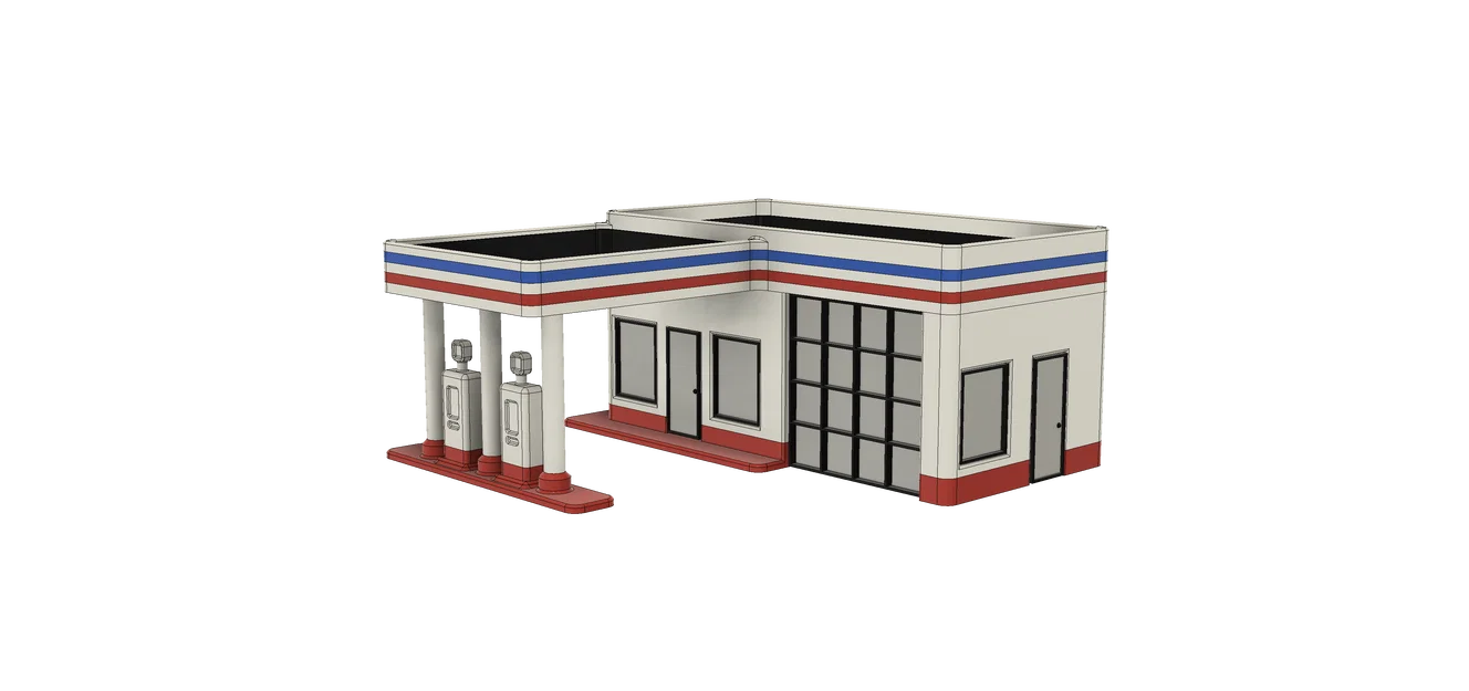 Trạm Xăng Cho Đường Sắt/Tàu Hỏa Mô Hình (O Scale 1:48) - Image 7
