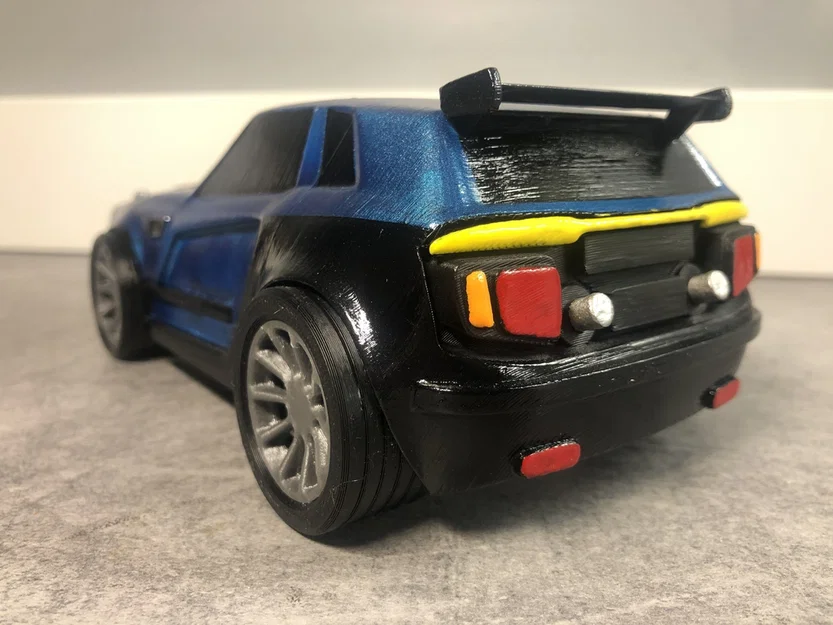 Mô hình xe Fennec Rocket League in 3D - Thiết kế tối ưu, dễ lắp ráp - Image 7