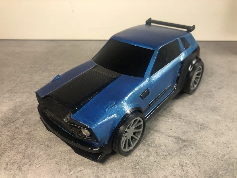 Mô hình xe Fennec Rocket League in 3D - Thiết kế tối ưu, dễ lắp ráp - Image 8