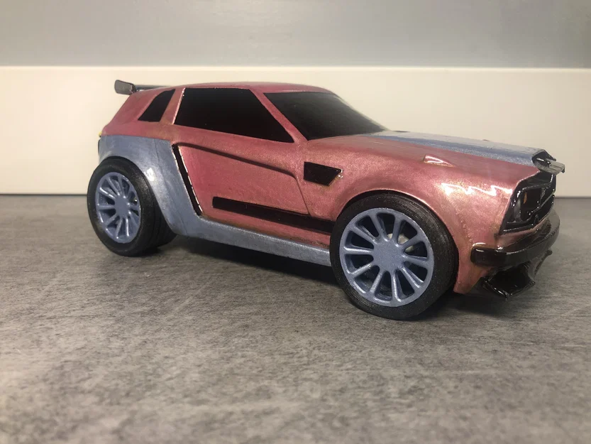 Mô hình xe Fennec Rocket League in 3D - Thiết kế tối ưu, dễ lắp ráp - Image 9