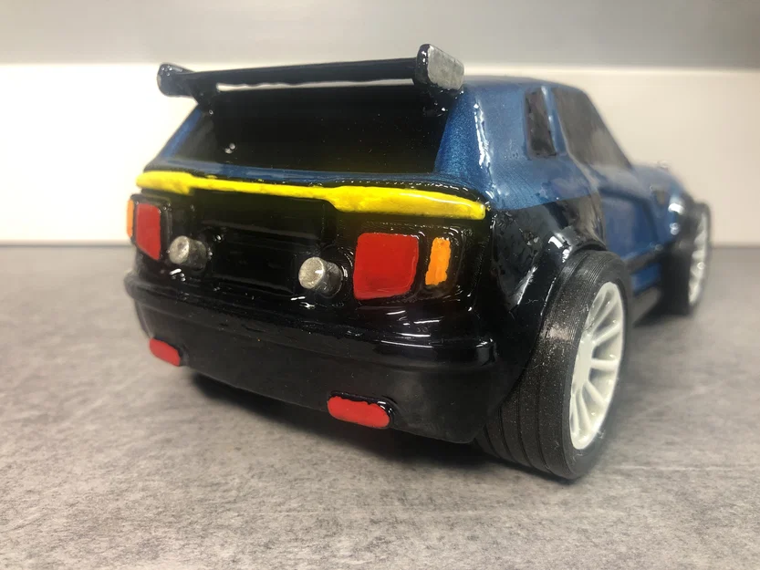 Mô hình xe Fennec Rocket League in 3D - Thiết kế tối ưu, dễ lắp ráp - Image 13