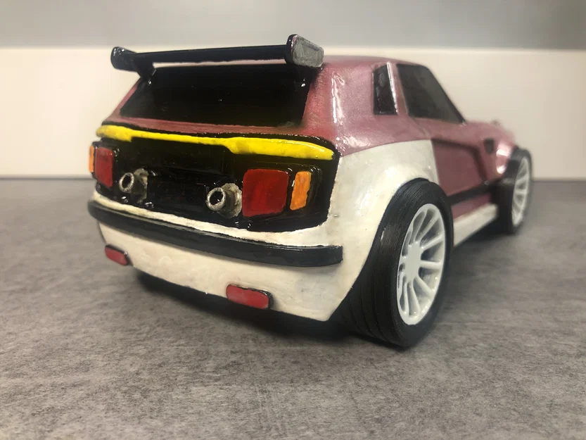 Mô hình xe Fennec Rocket League in 3D - Thiết kế tối ưu, dễ lắp ráp - Image 15