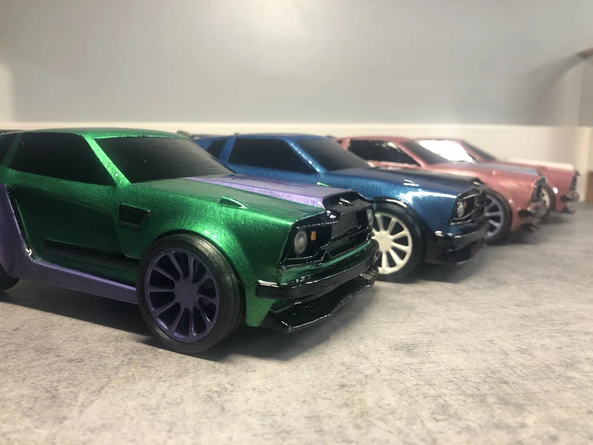 Mô hình xe Fennec Rocket League in 3D - Thiết kế tối ưu, dễ lắp ráp - Image 17