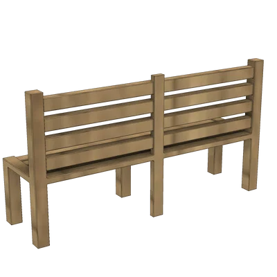 Băng ghế layout tàu mô hình (Model Train/Railroad Bench)