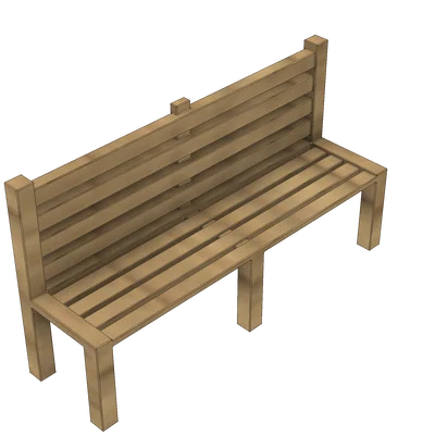 Băng ghế layout tàu mô hình (Model Train/Railroad Bench)