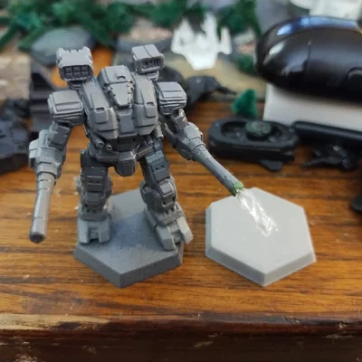 Đế Hex Battletech Chuẩn Kích Thước (có gắn nam châm)