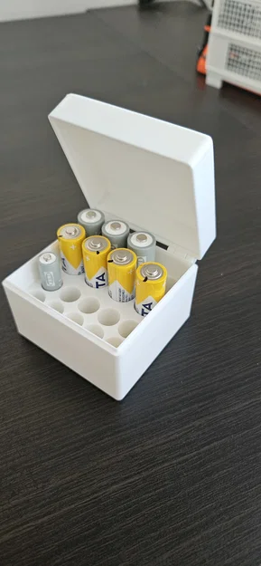 Hộp đựng pin AA và AAA in 3D - Giải pháp lưu trữ thông minh tại nhà - Image 1