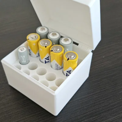 Hộp đựng pin AA và AAA in 3D - Giải pháp lưu trữ thông minh tại nhà