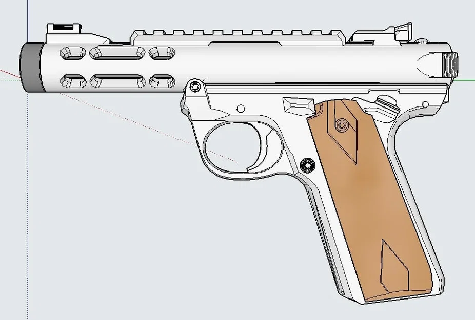 Ruger Mk4 Lite (Bản Remix) – Mô hình Props - Image 1