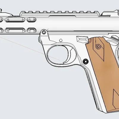 Ruger Mk4 Lite (Bản Remix) – Mô hình Props