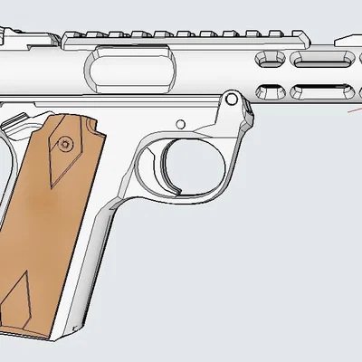 Ruger Mk4 Lite (Bản Remix) – Mô hình Props