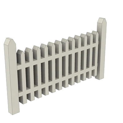 Hàng Rào Picket cho Đường Tàu Mô Hình (Model Train/Railroad Picket Fence)