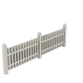 Hàng Rào Picket cho Đường Tàu Mô Hình (Model Train/Railroad Picket Fence) - Thumbnail 3