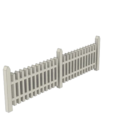 Hàng Rào Picket cho Đường Tàu Mô Hình (Model Train/Railroad Picket Fence)