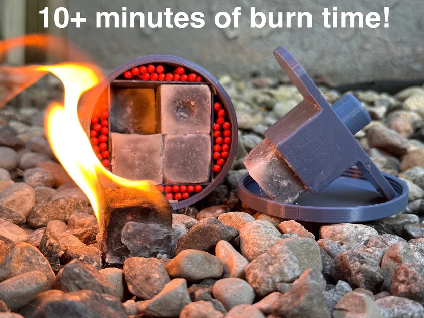 Khuôn + Hộp đựng Firestarter Chống Nước (Waterproof Firestarter Mold + Container) - Image 1