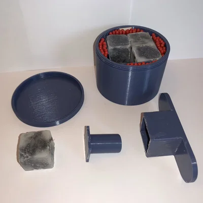 Khuôn + Hộp đựng Firestarter Chống Nước (Waterproof Firestarter Mold + Container)