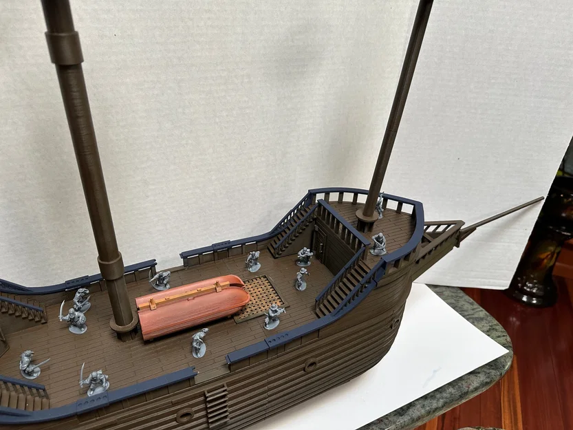 D&D Galleon – Mô hình tàu cho game nhập vai tabletop - Image 2