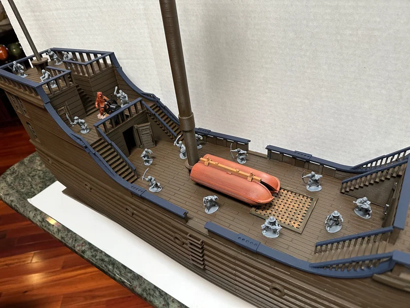 D&D Galleon – Mô hình tàu cho game nhập vai tabletop - Image 4
