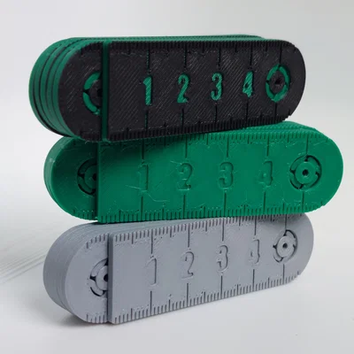 Thước gấp mini 30 cm (Metric) bỏ túi