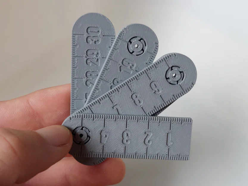 Thước gấp mini 30 cm (Metric) bỏ túi - Image 2