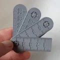 Thước gấp mini 30 cm (Metric) bỏ túi - Thumbnail 2