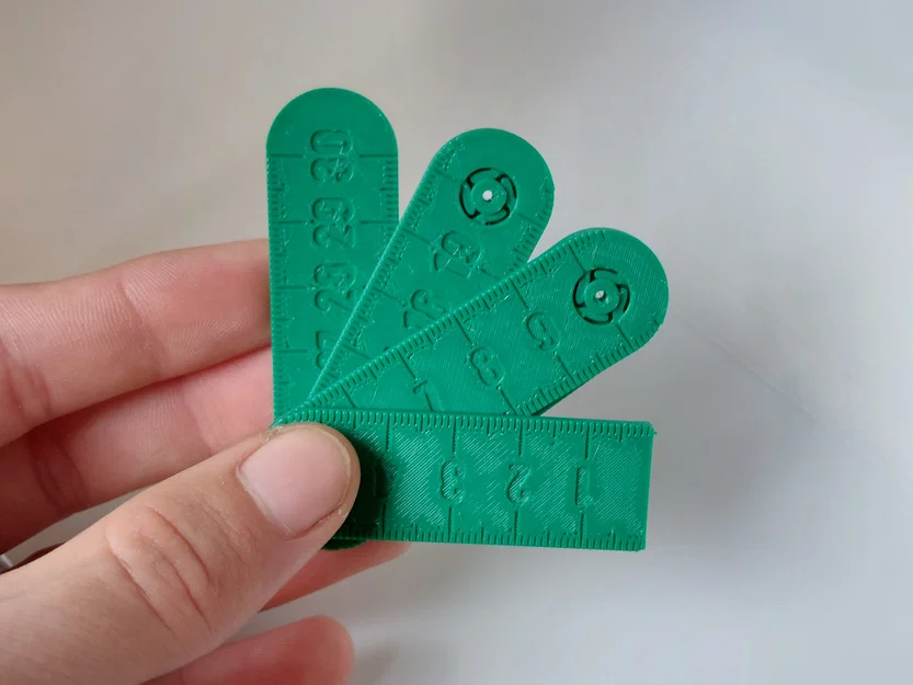 Thước gấp mini 30 cm (Metric) bỏ túi - Image 3