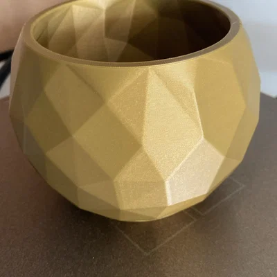 Tô Low Poly Designer “Cracked Stone”