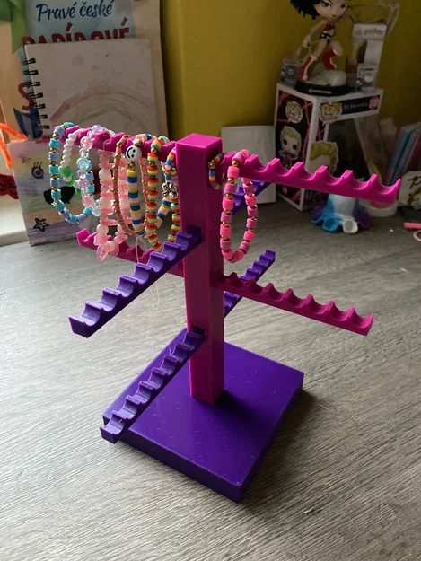 Giá treo vòng tay và trang sức 3D để bàn tiện dụng - Image 1