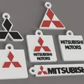 Móc khóa Mitsubishi in 3D: Bộ sưu tập độc đáo cho chủ xe - Thumbnail 1