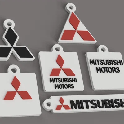 Móc khóa Mitsubishi in 3D: Bộ sưu tập độc đáo cho chủ xe