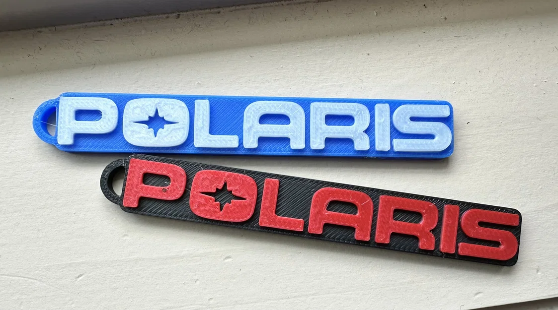 Móc khóa Polaris 3D in tùy chỉnh cho xe ATV, UTV, Side-by-side - Image 1