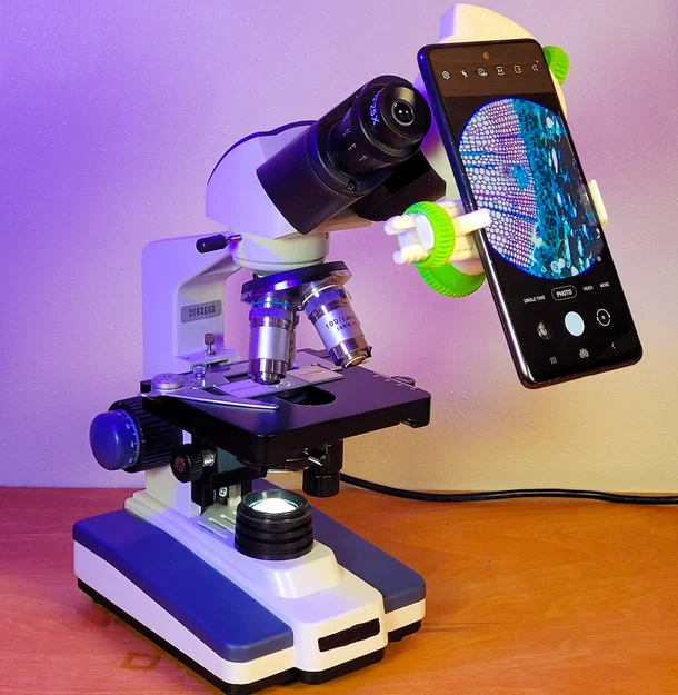 OE2.2 – Adapter canh camera smartphone cho eyepiece kính hiển vi/kính thiên văn - Image 1
