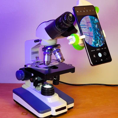 OE2.2 – Adapter canh camera smartphone cho eyepiece kính hiển vi/kính thiên văn