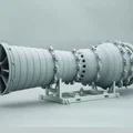 Động cơ Turbojet in 3D (3d Printable Turbojet Engine) - Thumbnail 2