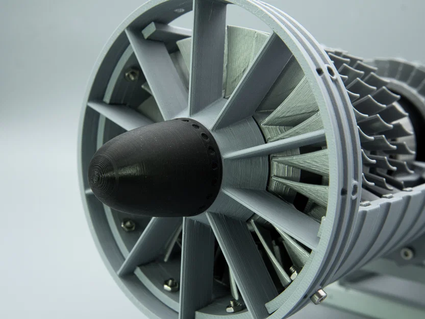 Động cơ Turbojet in 3D (3d Printable Turbojet Engine) - Image 7