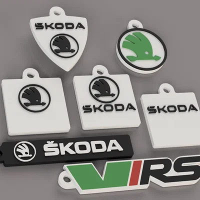 Bộ sưu tập móc khóa Skoda in 3D độc đáo cho tín đồ xe hơi