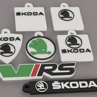 Bộ sưu tập móc khóa Skoda in 3D độc đáo cho tín đồ xe hơi