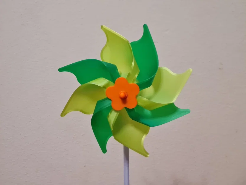 Chong Chóng Nhiều Màu (Colorful Pinwheel) - Image 2