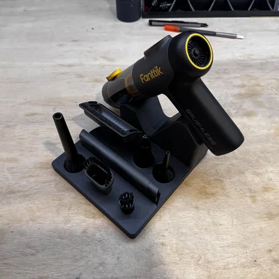 Đế dựng và khay lưu trữ máy hút bụi Fanttik V9 (3D Print)
